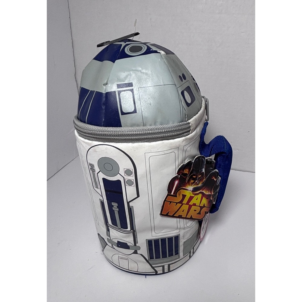 Thermos Star Wars R2-D2 Thermos Insulated Lunch Bag NWT Y2K Retro 3D Droid 2014